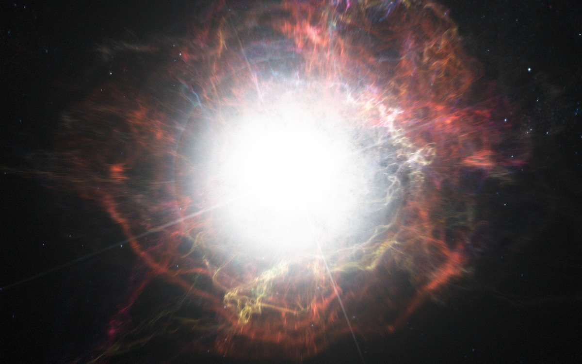 Violent Star Explosion Reveals Origins of Space Dust